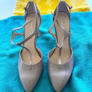 Franco Sarto tstrap heels WORN ONCE!!!